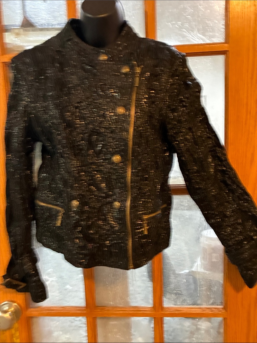 Rockin Textured Black Leathrr Moto Jacket - Elevated Everyday Leather Layer